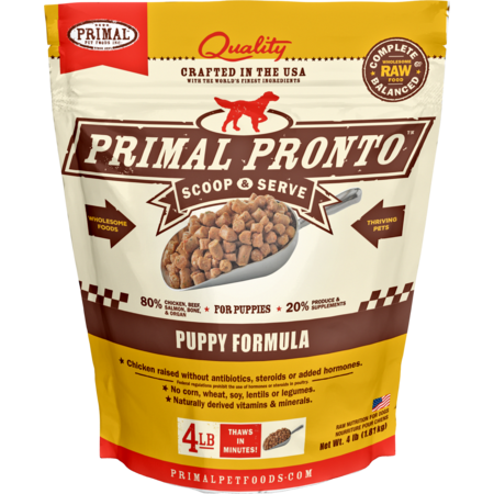 Primal Dog Frozen Pronto Puppy 4lb