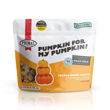 Primal Treat FD Pumpkin For My Pumpkin, Chicken Pumpkin Goat Milk, 2 oz.