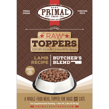 Primal Butcher's Blend Topper Lamb 2 lb