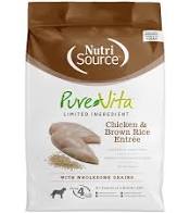 Pure Vita Dog Chicken & Brown Rice