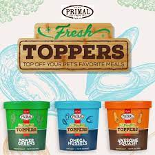 Primal Frozen Fresh Toppers for Dogs and Cats, 16 oz.
