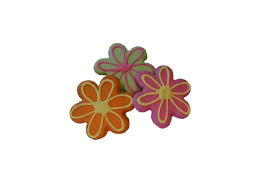 Preppy Puppy Iced Cookie - Flowers