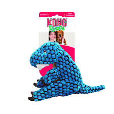Kong Dyno T-Rex Dog Toy, Blue, XS