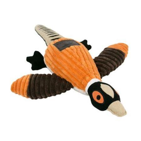 Tall Tails Dog Toy Corduroy Pheasant with Squeaker 16"
