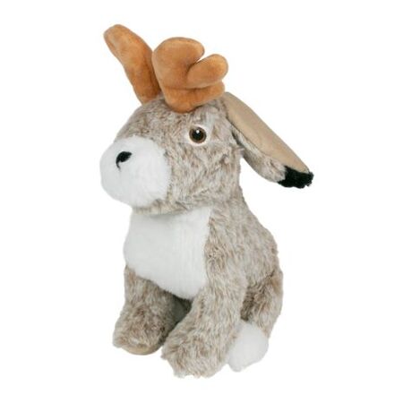 Tall Tails Dog Toy Plush Jackalope Twitchy 9"