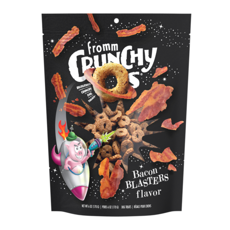 Fromm Dog Treat Dog Crunchy O's Bacon Blasters 6oz