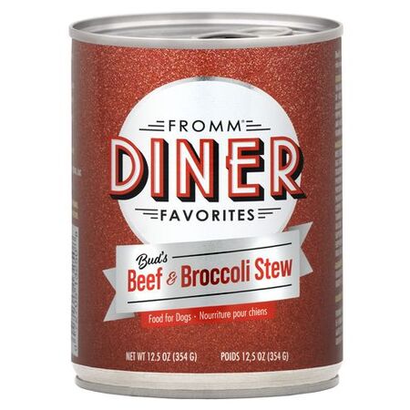 Fromm Dog Can Diner Favorites Bud's Beef & Broccoli Stew 12.5 oz