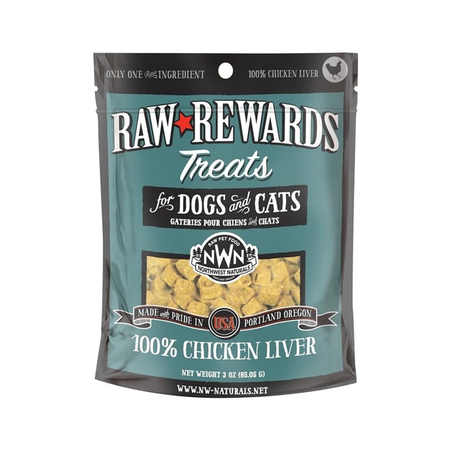 Northwest Naturals Raw Rewards Chicken Livert, 3oz