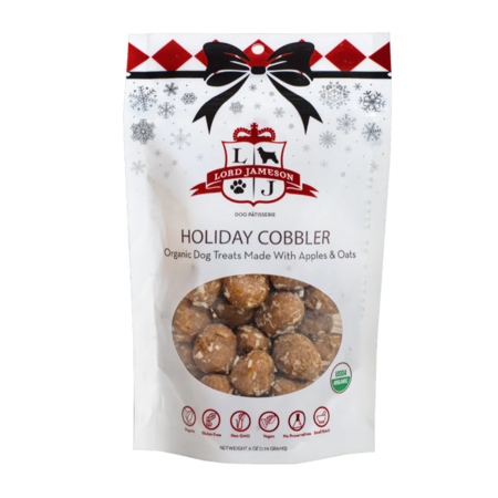 Lord Jameson Dog Treat Organic Holiday Christmas Cobbler 6oz