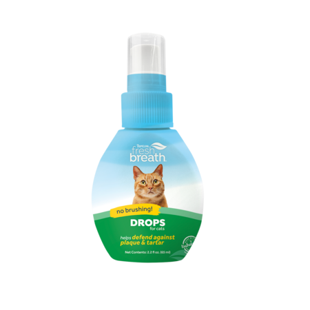 Tropiclean Cat Fresh Breath Oral Care Drops, 2.2oz