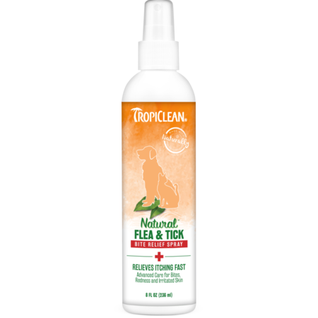 Tropiclean Natural Flea & Tick Bite Relief Spray 8 oz