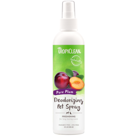 Tropiclean Pet Spray Deodorizing Pure Plum 8oz