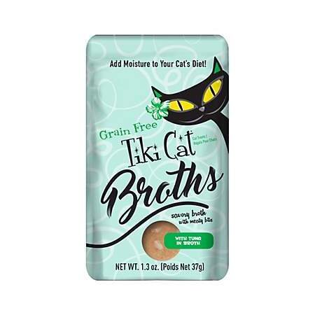 Tiki Cat Topper Broth Tuna 1.3 oz