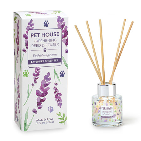 Pet House Reed Diffuser Lavender Green Tea