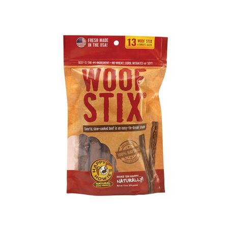 Happy Howie's Beef Woof Stix 4" Baker's Dozen