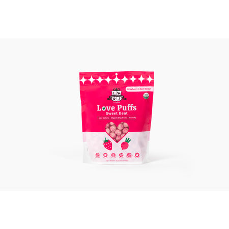 Lord Jameson Dog Treat Organic Love Puffs Sweet Beat 4 oz
