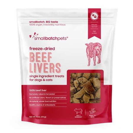 Smallbatch Dog Treat FD Beef Liver 4 oz