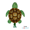 Fab Dog Toy Floatie Turtle