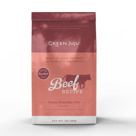 Green Juju FD Raw Diet Beef, 14oz
