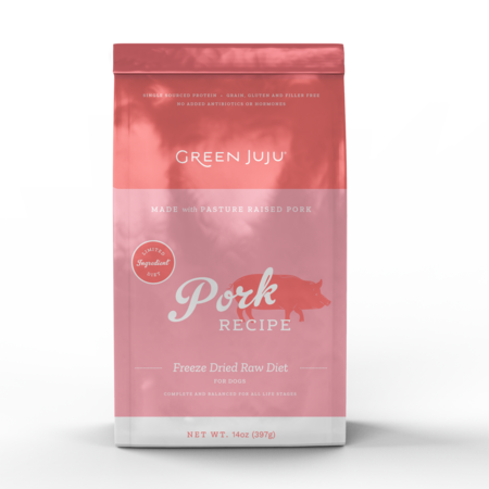 Green Juju FD Raw Diet Pork, 14oz