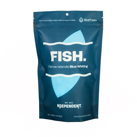 Ndependent Dog Treat Fish Faroe Islands Blue Whiting 3 oz