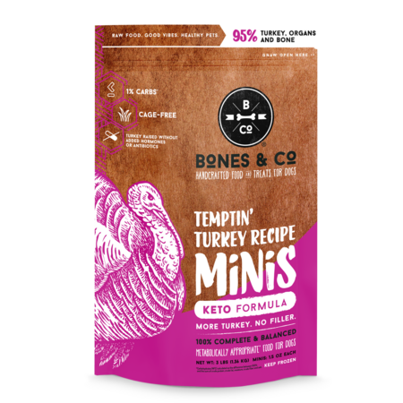 Bones & Co Frozen Turkey Minis 3lb