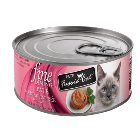 Fussie Cat Can Fine Dining Pate Sardine 2.82 oz
