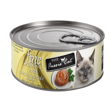 Fussie Cat Can Fine Dining Pate Chicken 2.82 oz