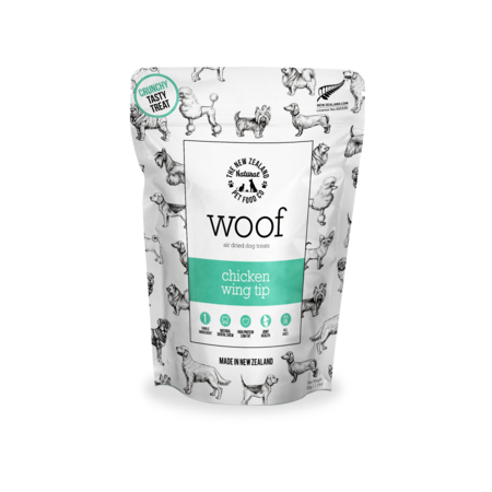 NZ Natural Dog Treat Woof Air Dried Chicken Wing Tip 1.76 oz