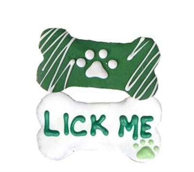 Pawsitively Gourmet Iced Cookie - St. Patrick Day Bone