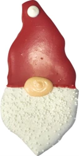 Preppy Puppy Iced Cookie Chritmas - Santa Gnome