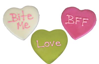 Preppy Puppy Iced Cookie - Valentine's Day Cookies