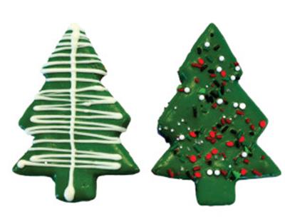 Preppy Puppy Iced Cookie Chritmas - Christmas Tree