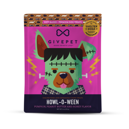 GivePet Howl-O-Ween Soft & Chewy Dog Treats, 6oz
