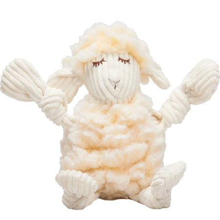 HuggleHounds HuggleFleece Fluffer Knottie, Lamb