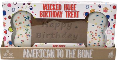 Preppy Puppy Wicked Huge Birthday Treat - XXL Birthday Bone