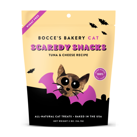 Bocce’s Bakery Cat Scaredy Snacks Cat Treats, 2oz