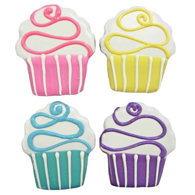 Pawsitively Gourmet Iced Cookie - Colorful Cupcakes