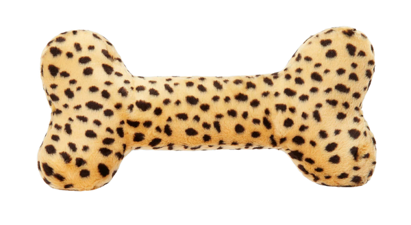 Fluff & Tuff Cheetah Bone, Extra Large