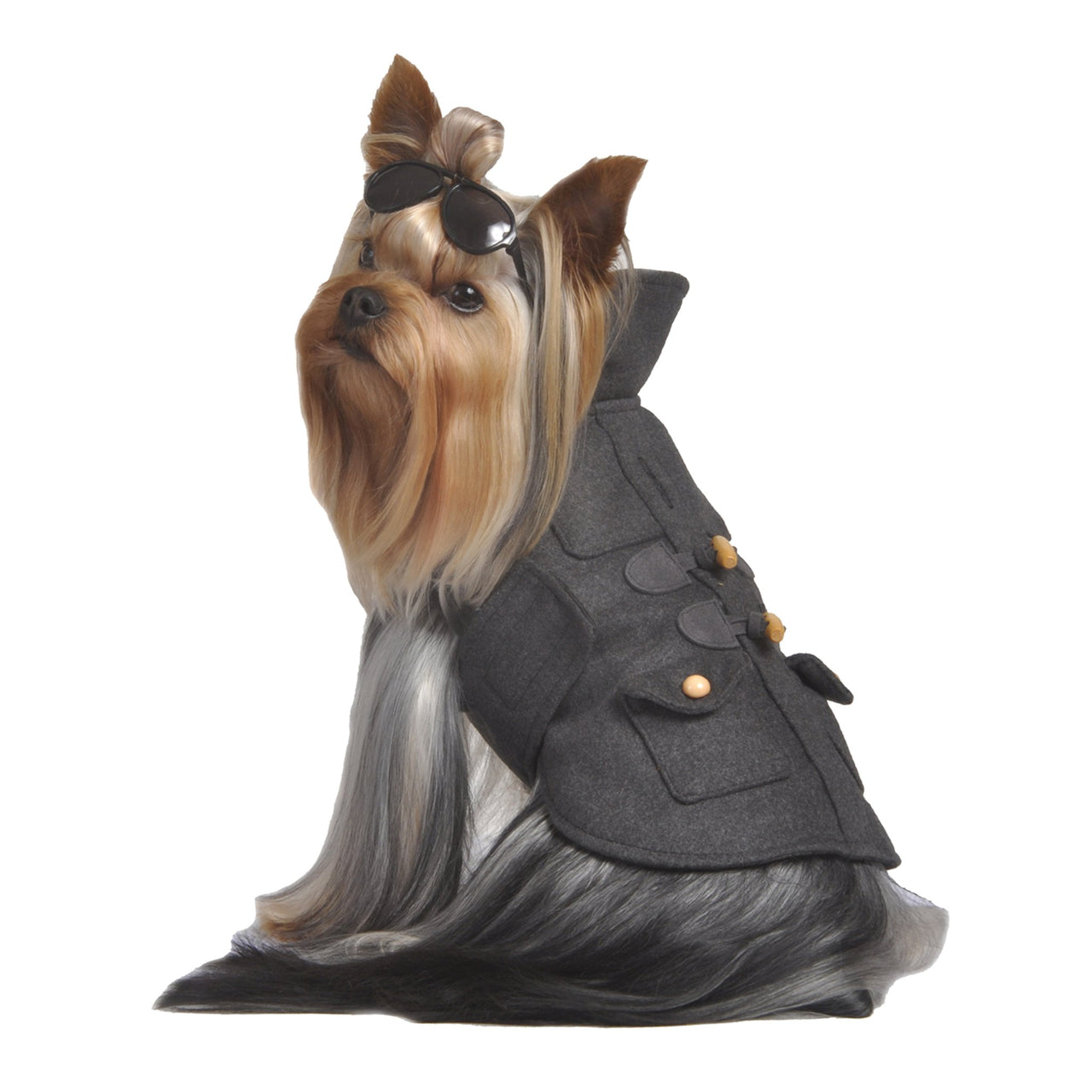 Max's Closet Grey Toggle Coat