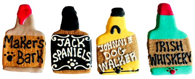 Taj Ma-Hound Johnnie Dog Walker Bottle treat