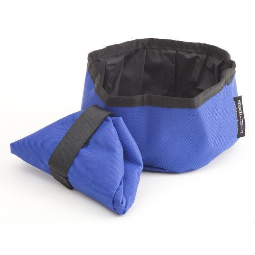 Mendota Collapsible Dog Bowl Blue