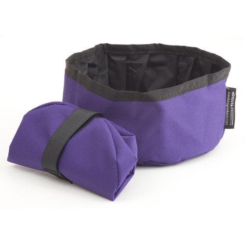 Mendota Collapsible Dog Bowl Purple