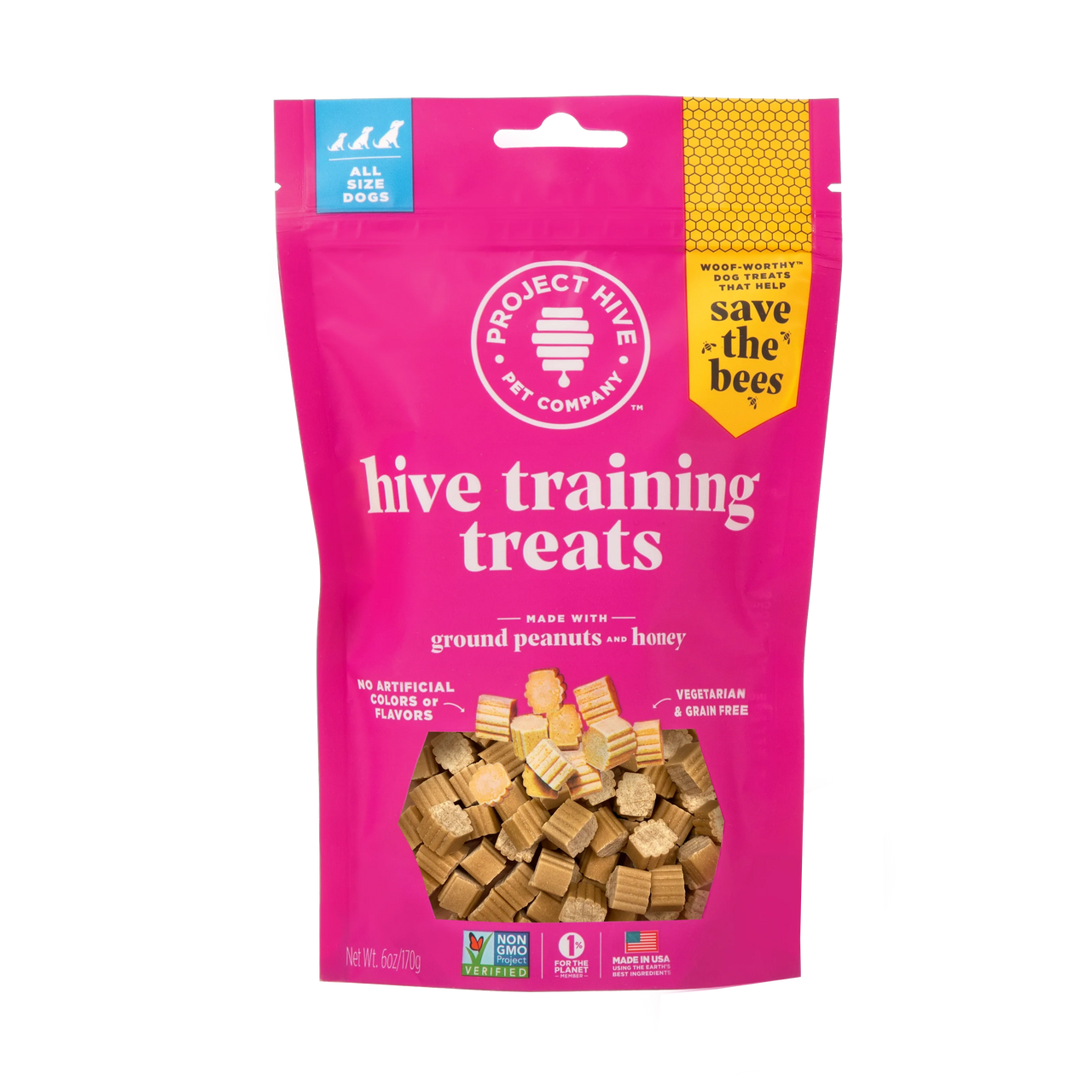 The Project Hive Training Treat Peanut & Honey, 6oz