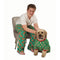 PetRageous Oh Snap Unisex Pajama Pants, Green