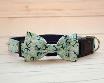 OCY Originals Anchor's Away Bow Tie Collar