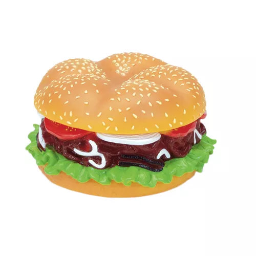 Rascals Vinyl Dog Toy, Jumbo Hamburger