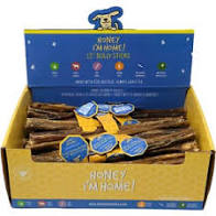 Honey I'm Home Honey Coated Buffalo Bully Stick, 12"