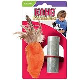 Kong Refillable Catnip Carrot Feather Top