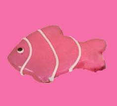 Preppy Puppy Iced Cookie - Tropical Fish